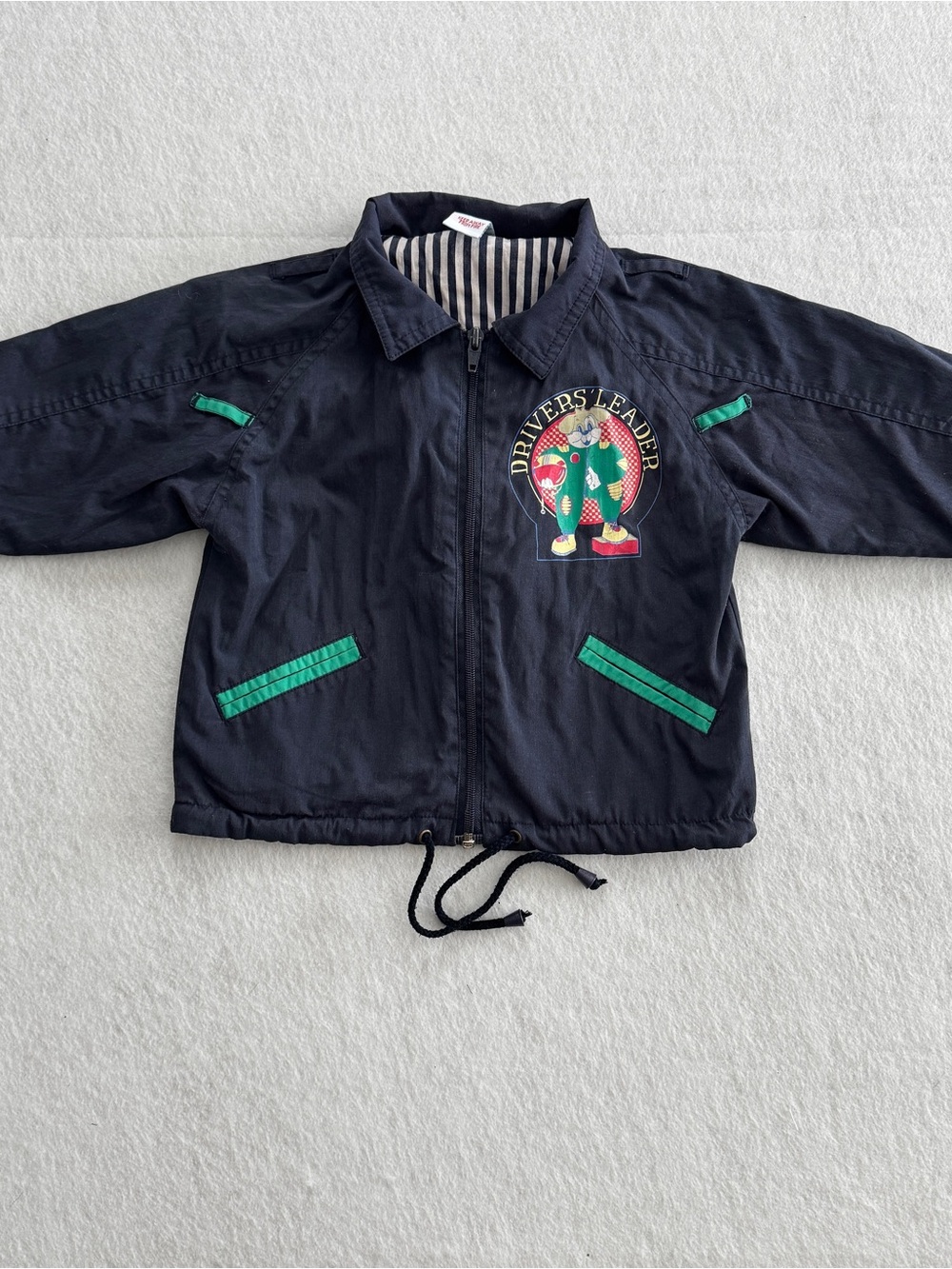 Rare Vintage European Baby Club 86 Kids Jacket 80s 90s Retro Drivers Leader Coat
